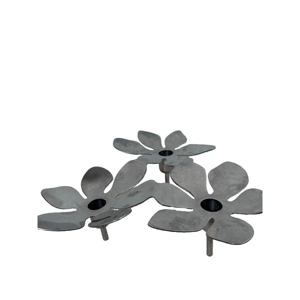 Stockholm flower metal candle holder Ikea designer by Monika Mulder